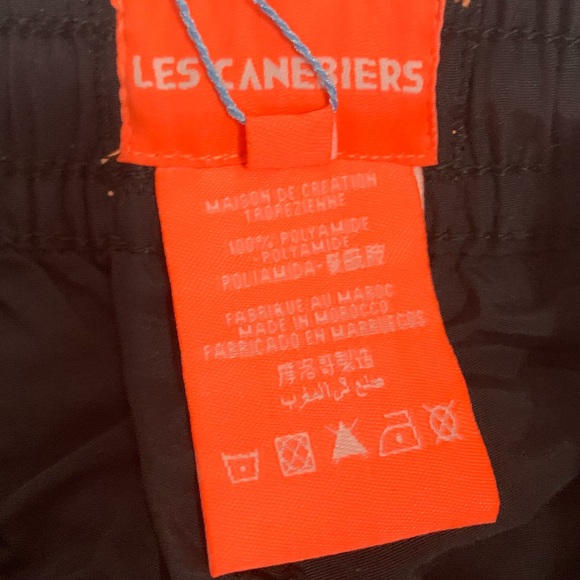 NWT🌴Les Canebiers Girls Byblos Mex Swim Shorts-Black - Picture 6 of 7